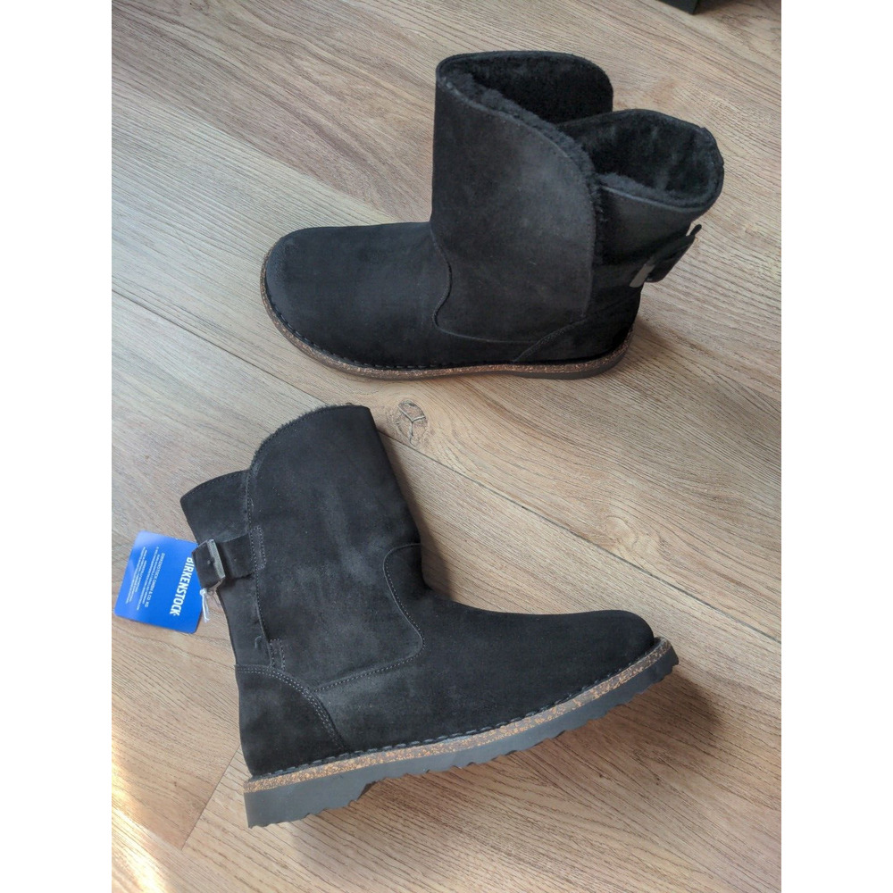 Birkenstock Uppsala Shearling Pull On Boots Black